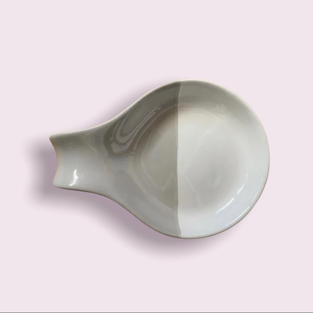 NEW Favor Spoon Rest Stoneware Dip-Dyed - Picture 3 of 5